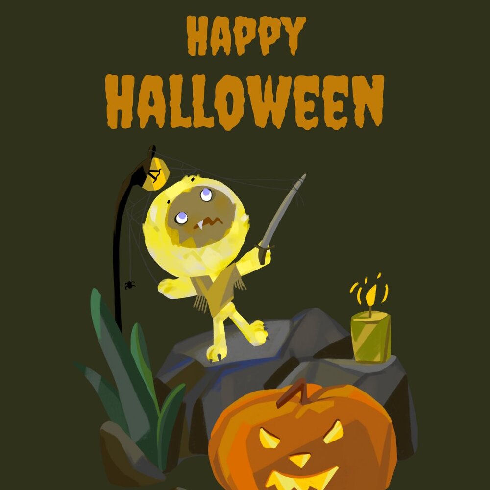 A halloween card